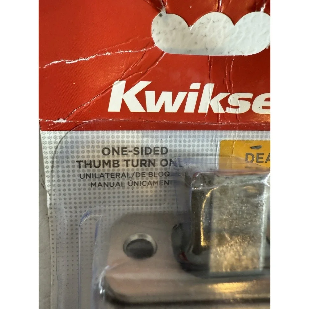 Kwikset Deadbolt Lock One Sided Thumb Turn Only 663 15 CP RCL RCS